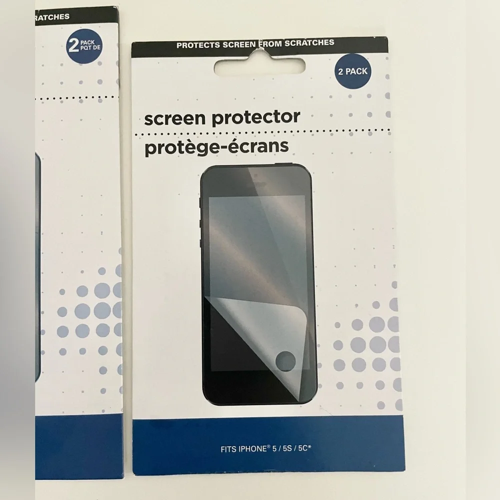 Clear Screen Protector Pack for iPhone 5 / 5S / 5C - Pack of 4 - Picture 4 of 7